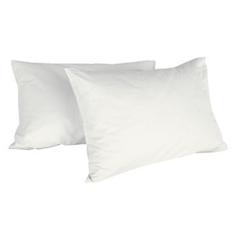300 Thread Count 100% Organic Cotton Percale Pillowcase Set