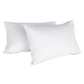 300 Thread Count 100% Organic Cotton Percale Pillowcase Set