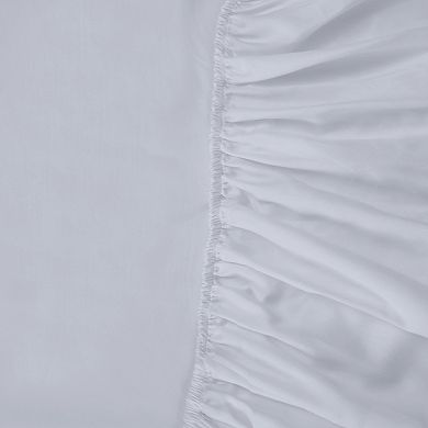 400 Thread Count 100% Organic Cotton Sateen Fitted Sheet