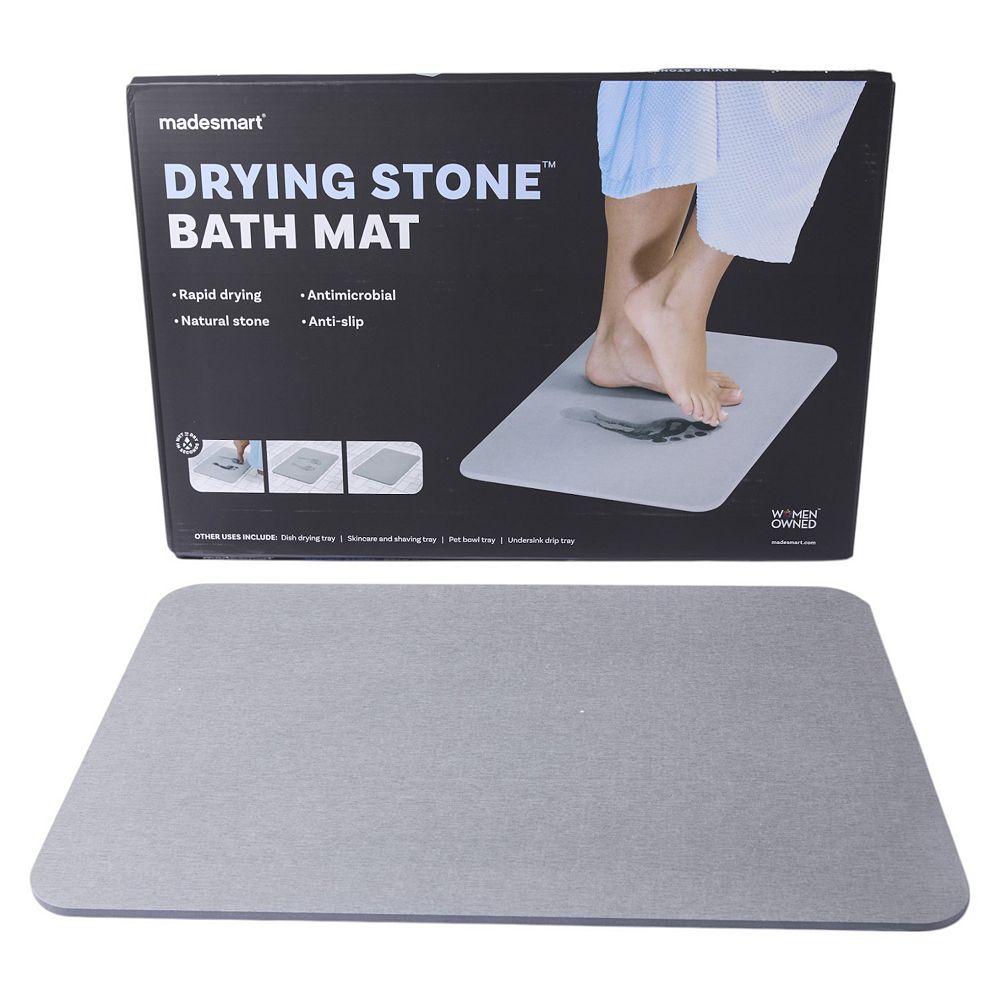 Madesmart Anti-Slip Rapid Drying Natural Stone Bath Mat