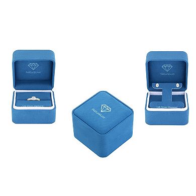 NaturaLux™ 14k Gold over Silver 1/2 Carat T.W. Lab-Grown Diamond Ring