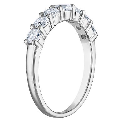 NaturaLux™ Sterling Silver 1 Carat T.W. Lab-Grown Diamond Ring