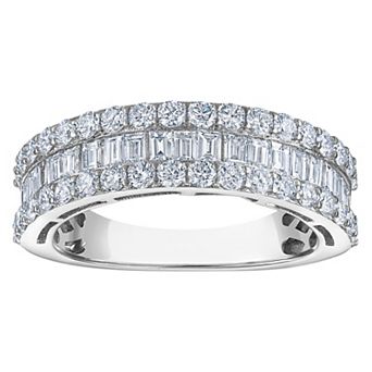 NaturaLux™ Sterling Silver 1 1/2 Carat T.W. Lab-Grown Diamond Ring