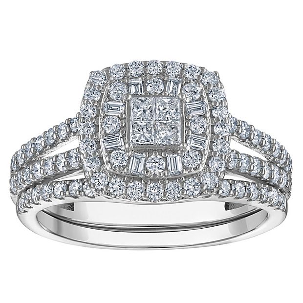 NaturaLux™ Sterling Silver 1 Carat T.W. Lab-Grown Diamond Ring