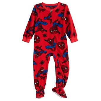 Toddler Boys Marvel's Spiderman "I See Spidey" Footed Pajama