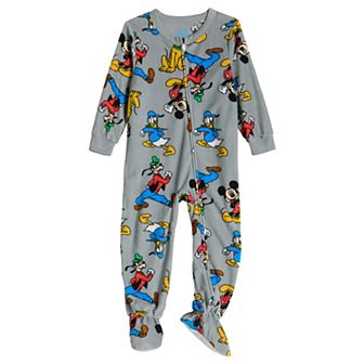 Toddler Boys Disney's Mickey Mouse "Mickey Smiley" Footed Pajama