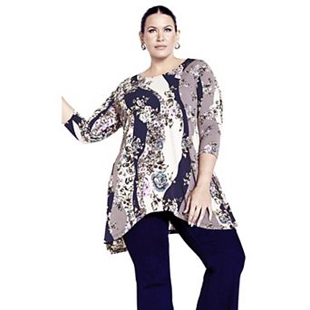 Avenue Women's Plus Size Alana Tunic
