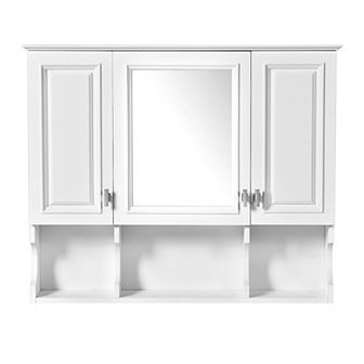 Merax Wall Mounted Bathroom Medicine Cabinet, Modern Bathroom Wall Cabinet with Mirror