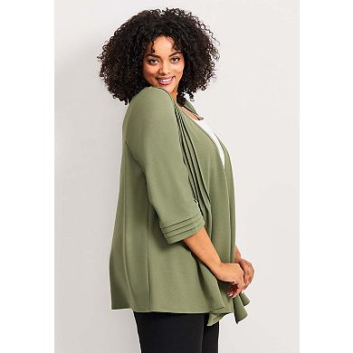 Avenue Women's Plus Size Cascade Jacket