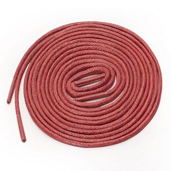 2 Pairs Round Waxed Shoelaces Colored Oxford Shoestrings for Dress Shoes Boots 39.37"