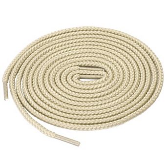 2 Pairs Unisex Thick Solid Colors Round Shoelaces for Leather Shoes Boots 100cm/39.37"