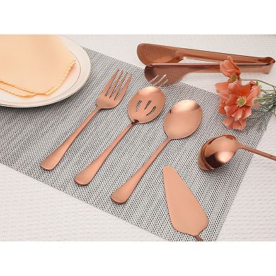 10Pcs Silverware Set, Stainless Steel Flatware with Spoons, Kitchen Cutlery Set Serving Utensils Set
