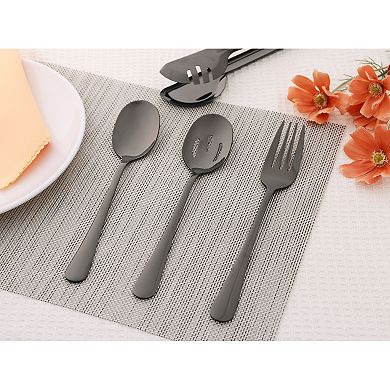 8Pcs Silverware Set, Stainless Steel Flatware with Spoons and Fork Set, Mirror Polished Cutlery Set