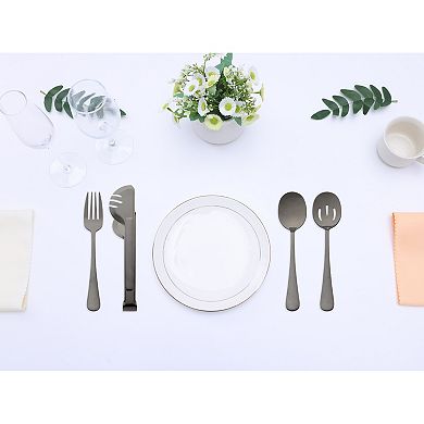 8Pcs Silverware Set, Stainless Steel Flatware with Spoons and Fork Set, Mirror Polished Cutlery Set