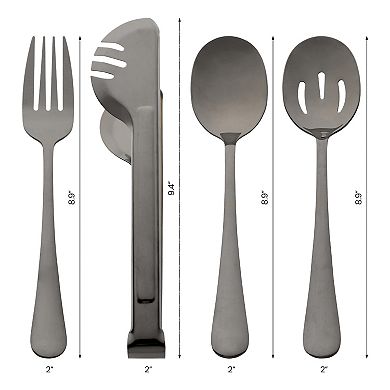 8Pcs Silverware Set, Stainless Steel Flatware with Spoons and Fork Set, Mirror Polished Cutlery Set