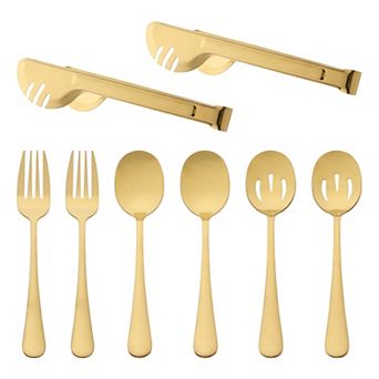 8 pc Silverware Set, Stainless Steel Flatware with Spoons and Fork Set, Mirror Polished Cutlery Set