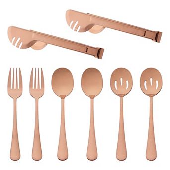 8 pc Silverware Set, Stainless Steel Flatware with Spoons and Fork Set, Mirror Polished Cutlery Set