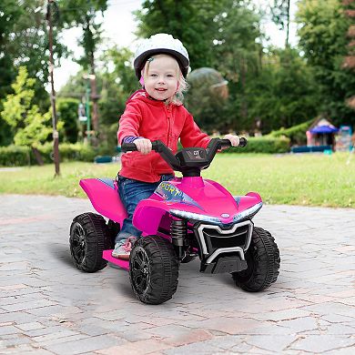 Qaba Kids ATV Quad, 6V Ride On Toy with Rechargeable Battery
