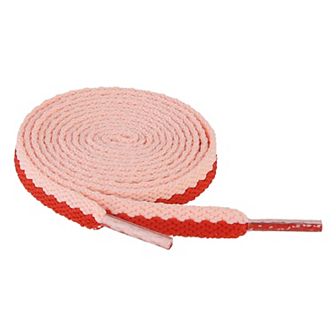 Flat Shoe Laces 2 Color Blocks Athletic Tennis Shoelaces for Sneakers 2 Pairs 59.1"