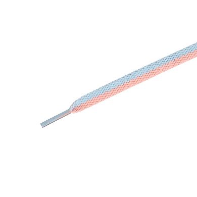 Flat 2 Color Blocks Athletic Tennis Shoelaces for Sneakers 2 Pairs 47.24"