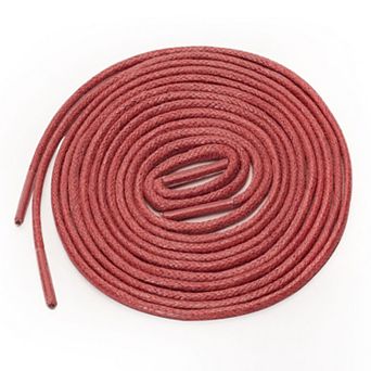 2 Pairs Round Waxed Shoelaces Colored Oxford Shoestrings for Dress Shoes Boots 140cm/55.12"