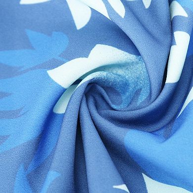 Women's Summer Dresses Spring Floral V Neck Adjustable Spaghetti Beach Flowy Wrap Dress