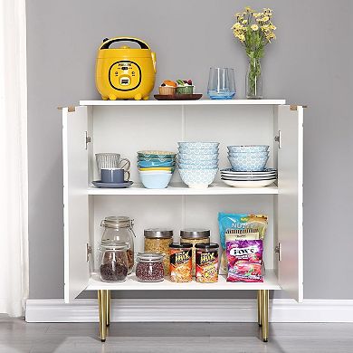 Storage Cabinet, Modern Accent Cabinet for Living Room, Entryway, Kitchen