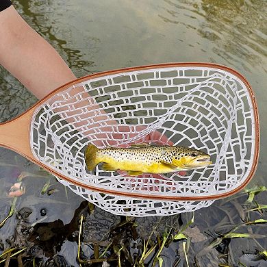Fly Fishing Net Trout Net, Soft Mesh Fishing Net