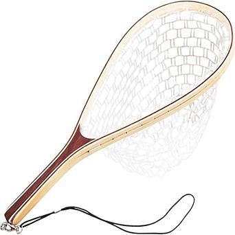 Fishing Net for Trout, Fly Fishing Net with Soft Rubber Mesh