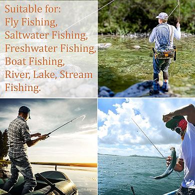 Fishing Net for Trout, Fly Fishing Net with Soft Rubber Mesh