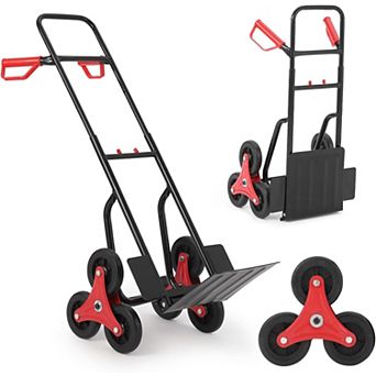 Stair Climbing Dolly, Foldable Hand Truck for Luggage, Warehouse, Shopping