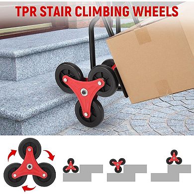 Stair Climbing Dolly, Foldable Hand Truck for Luggage, Warehouse, Shopping