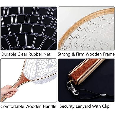 Fly Fishing Landing Net Trout Net, Soft Rubber Net