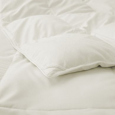 Unikome Luxury All-Season White Goose Down Feather Fiber Comforter - Lightweight & Fluffy Duvet