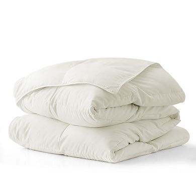 Unikome Luxury All-Season White Goose Down Feather Fiber Comforter - Lightweight & Fluffy Duvet