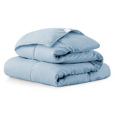 Unikome Lightweight White Goose Down Feather Fiber Comforter Soft, Breathable & Noiseless Duvet