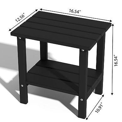 Double Side Table Adirondack End Table