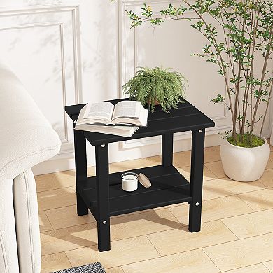 Double Side Table Adirondack End Table