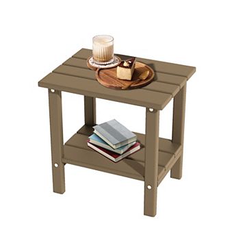 Double Side Table Adirondack End Table