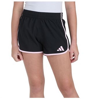 Juniors' adidas Elastic Waistband Pacer Shorts with Binding