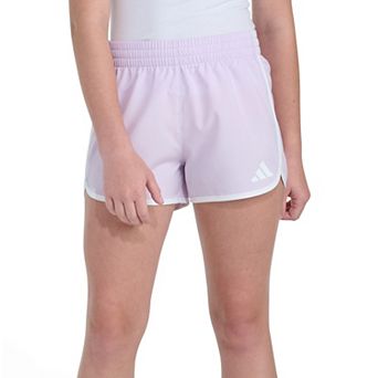Juniors' adidas Elastic Waistband Pacer Shorts with Binding