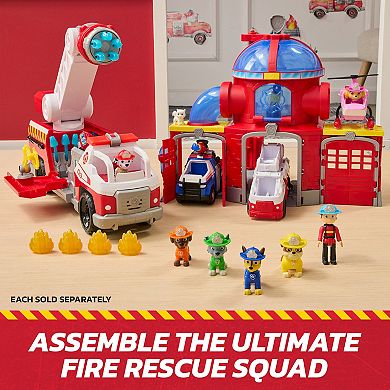 PAW Patrol Fire Rescue Command Center Playset with Marshall Figure