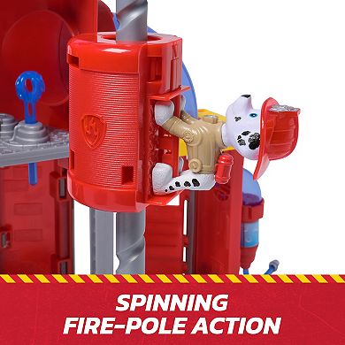 PAW Patrol Fire Rescue Command Center Playset with Marshall Figure
