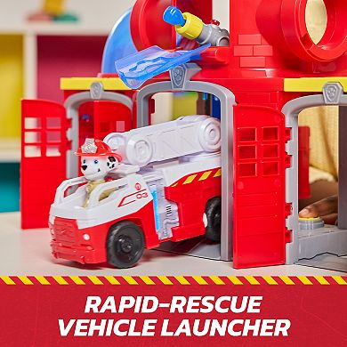 PAW Patrol Fire Rescue Command Center Playset with Marshall Figure