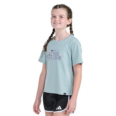Girls 7-16 adidas Short Sleeve Boxy Graphic Tee