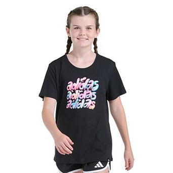 Girls 7-16 adidas Short Sleeve Regular Fit Graphic Tee
