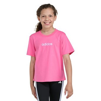 Girls 7-16 adidas Short Sleeve Boxy Embroidered Tee