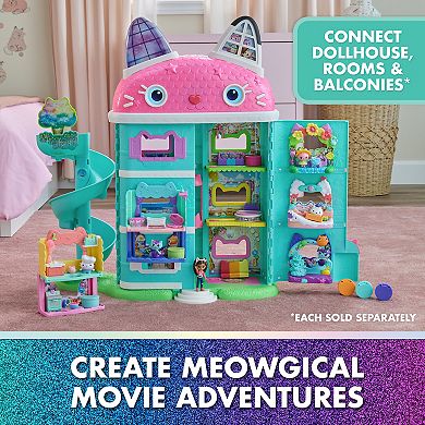 Gabby's Dollhouse: The Movie Meow-mazing Interactive Dollhouse with LCD Screen Eyes