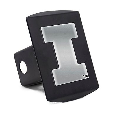 WinCraft Illinois Fighting Illini Premium Metal Chrome Logo Hitch Cover