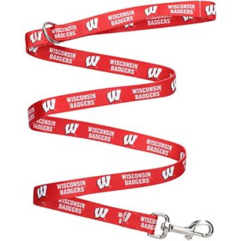Sparo Wisconsin Badgers Double Print Pet Leash
